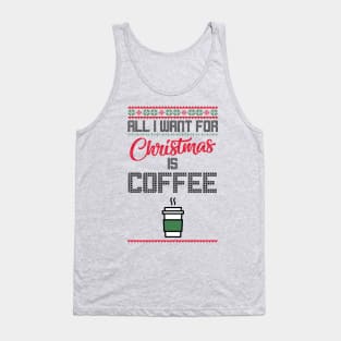 Christmas Coffee Tank Top